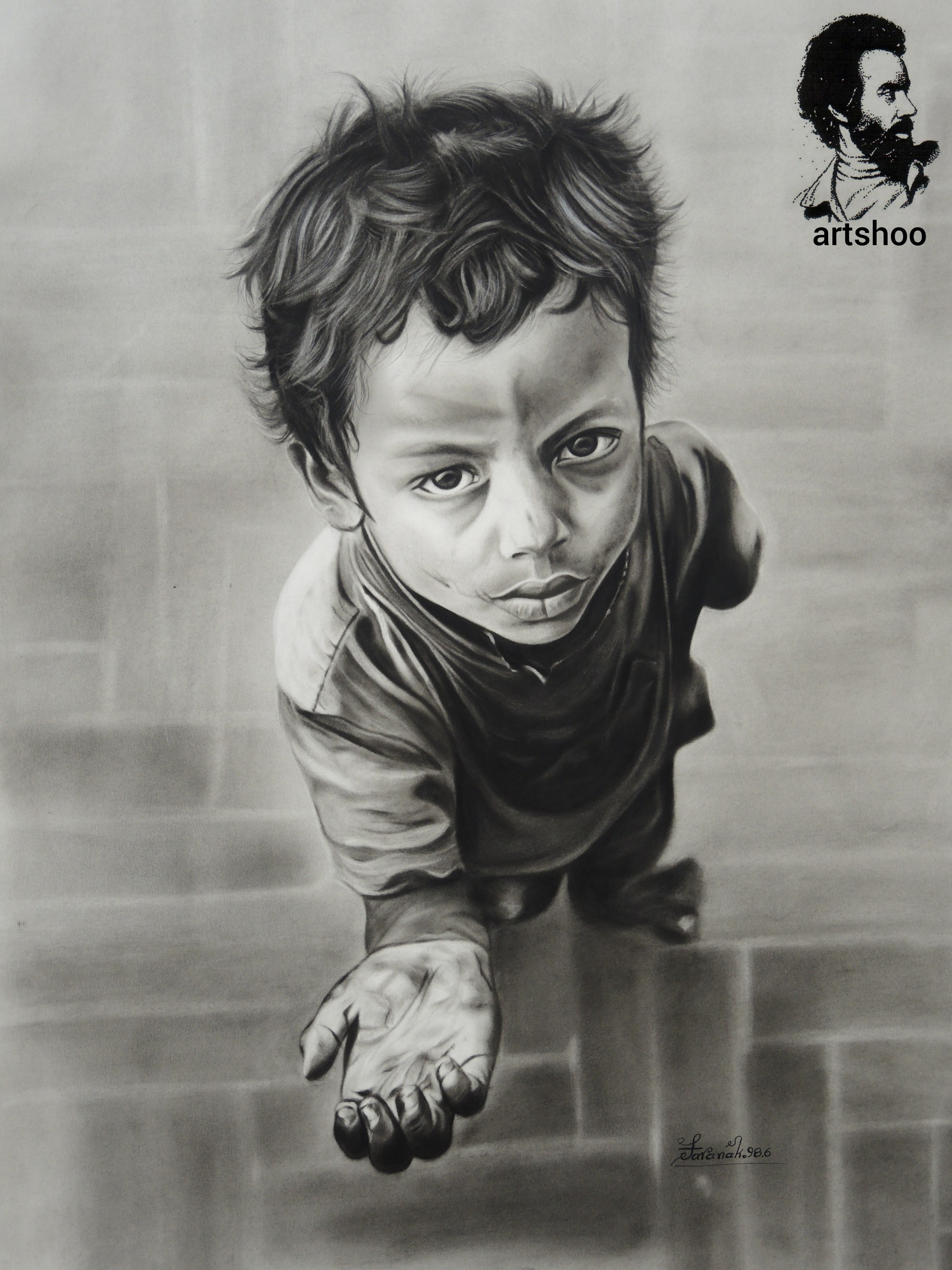 نقاشی سیاه قلم